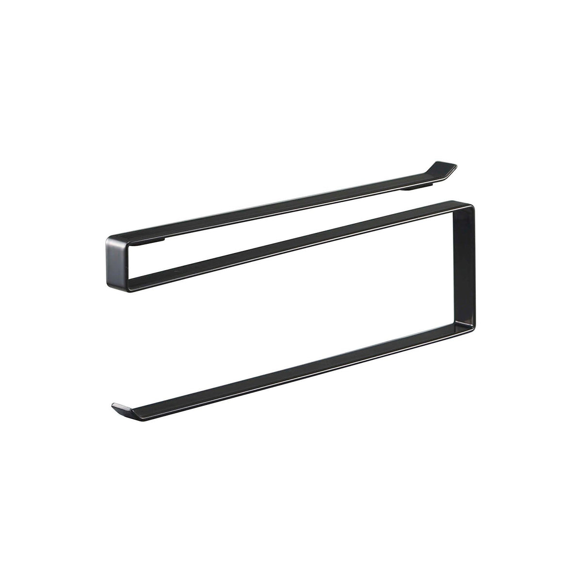 Yamazaki Tower Under-Cabinet Kitchen Paper Holder, Slim Holder That Slides Onto a Wall Cabinet Shelf and Hangs a Kitchen Paper Roll Under It With No Counter Space, Holds 500 g, 1.5 x 26 x 9.5 cm and 225 g, White or Black