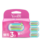 Gillette Venus Embrace Razor Refill Cartridges for Women, Pack of 3 Five-Blade Replacement Blades with Moisture Glide Gel