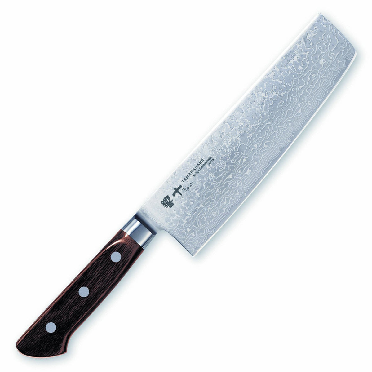 Tamahagane Kyoto 63-Layer Damascus Nakiri 180mm