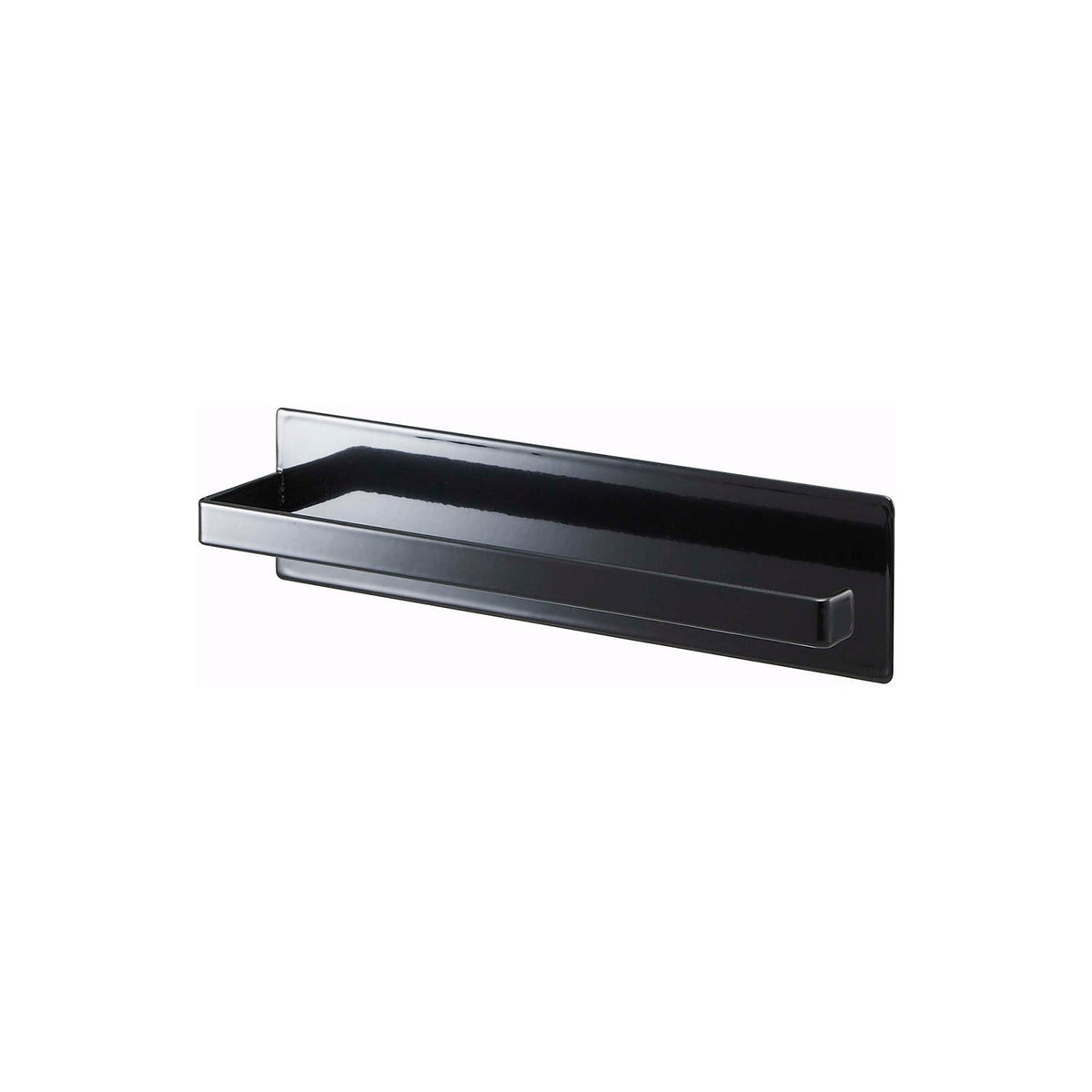 Yamazaki Tower Magnetic Kitchen Paper Holder, Magnetic Holder That Sticks to the Side of a Refrigerator With a Kitchen Paper Roll Up to 24 cm High, Turn It Round to Hang a Towel Too, Holds 1 kg, 6 x 5.2 x 24.5 cm and 300 g, White or Black