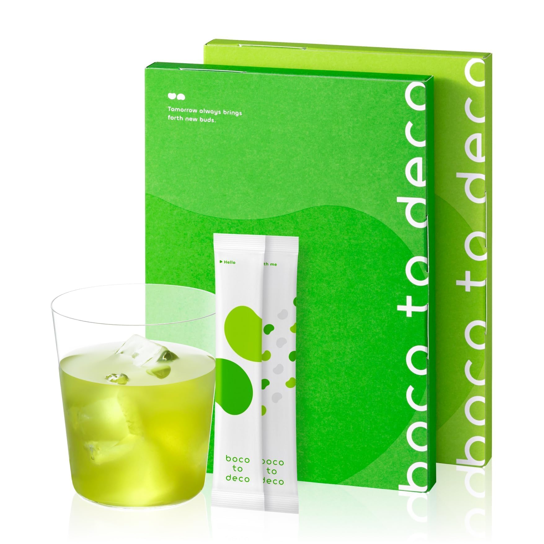 【Official】boco to deco (Tube Type) Green Juice Powder - Ashitaba - Drinkable by Children - Supports Those Who Dislike Vegetables or Have Picky Eating Habits - Dietary Fiber - Additive-Free
