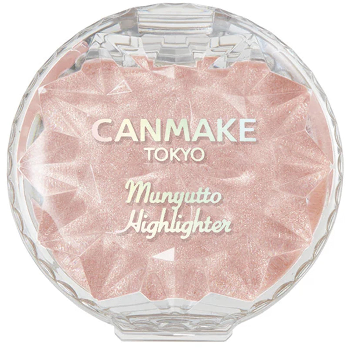 Canmake Munyutto Highlighter, Squishy Raw-Texture Glossy Cream Highlighter That Resists Water, Sweat and Sebum, 3.8 g