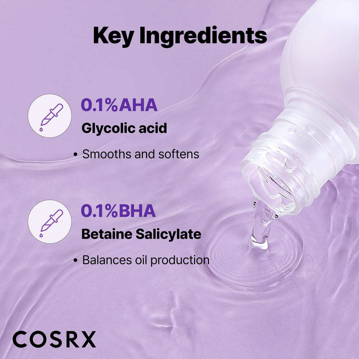 COSRX AHA/BHA Clarifying Treatment Toner, Gentle Renewing Mist Toner with Glycolic Acid and Betaine Salicylate, 150 mL