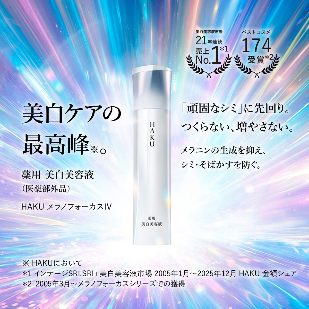 Medicated Whitening Serum, 45 g Bottle Or Refill, Two Whitening Actives