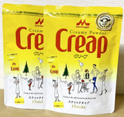 Morinaga Creap Creamy Powder Coffee Creamer Sticks, 15 Sticks x 2 Bags, Made From Milk