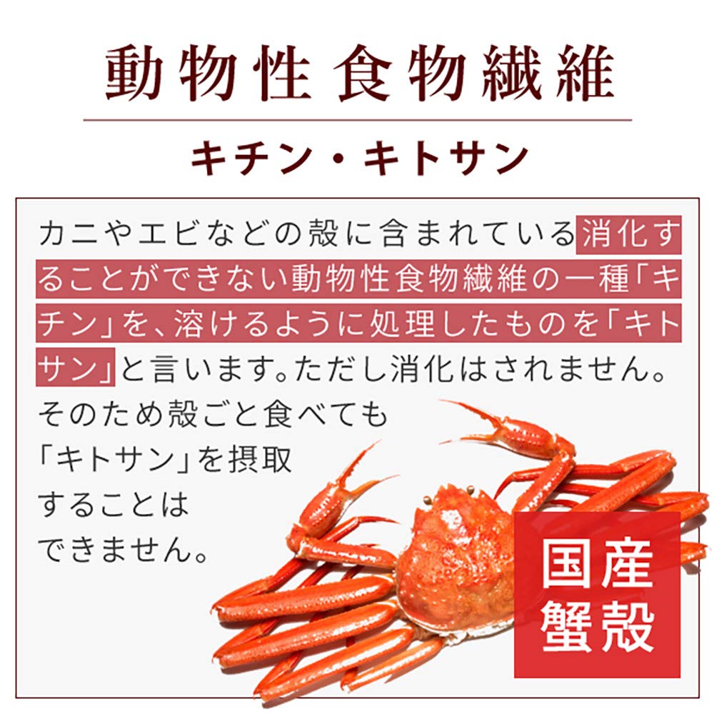 Chitosan Dietary Fiber Tablets, Crab-Derived, 2 Pouches of 270 Tablets for About 6 Months