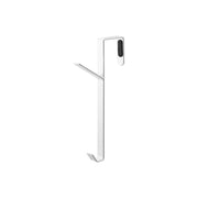 Yamazaki Smart Over-the-Door Hanger, Slim Steel Hanger That Hooks Over a Door or Closet Folding Door to Hang Clothes, Hats and Bags, Holds 2 kg, No Drilling, 1.5 x 9 x 18 cm and 80 g, White or Black