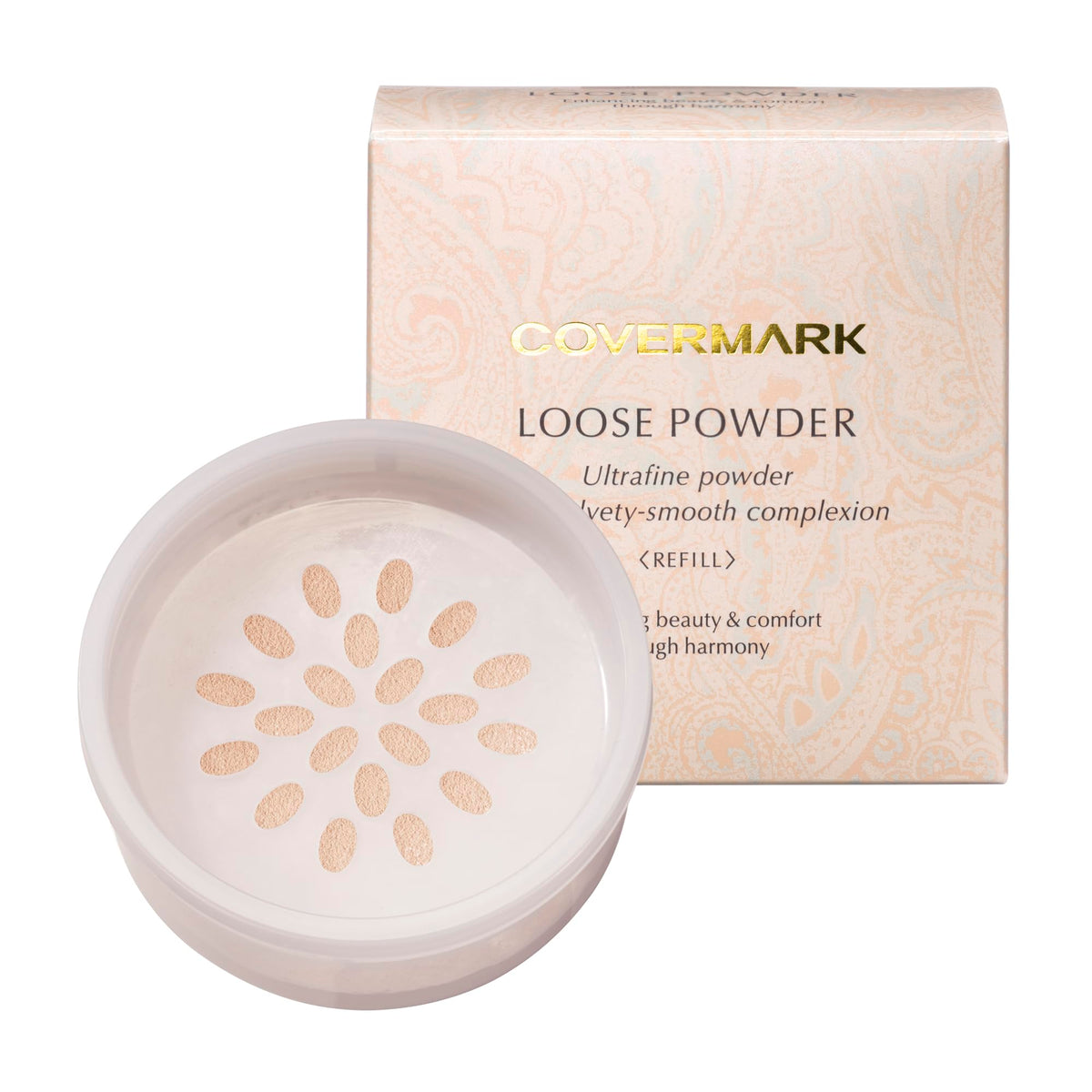 COVERMARK Loose Powder Refill — Sieve‑top Matte Dispenser