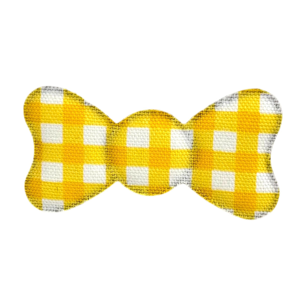 No-Crease Hair Clip for Bangs, Made in Japan, Dot, Check, Square Check and Stripe Ribbons and Flowers in Four Sizes