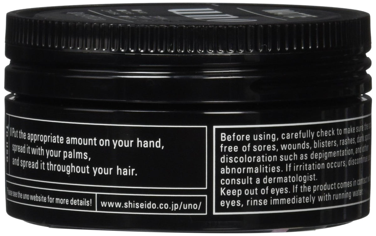 UNO Matte Effector Hair Wax, 80 g, Dry Matte-Finish Styling Wax from Shiseido