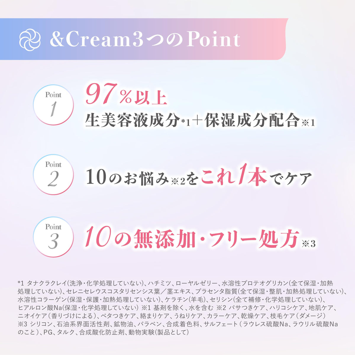 &Cream Serum Cream Shampoo, Moist or Smooth Type