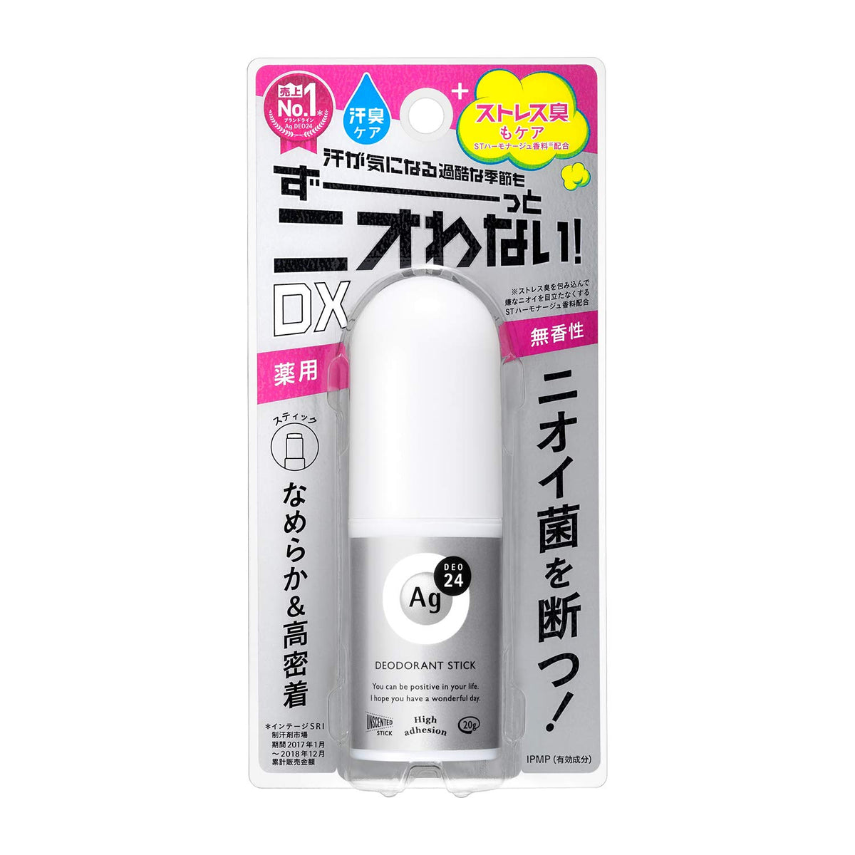 Ag DEO 24 Deodorant Stick DX — 24-Hour Odor And Sweat Care