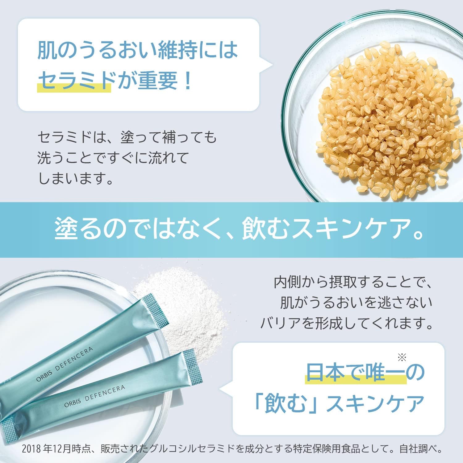 Orbis Defencera Drink Skin Care (Certified Health Food), 30 Day Supply, Yuzu Flavor, 0.05 oz (1.5 g) (x 30)