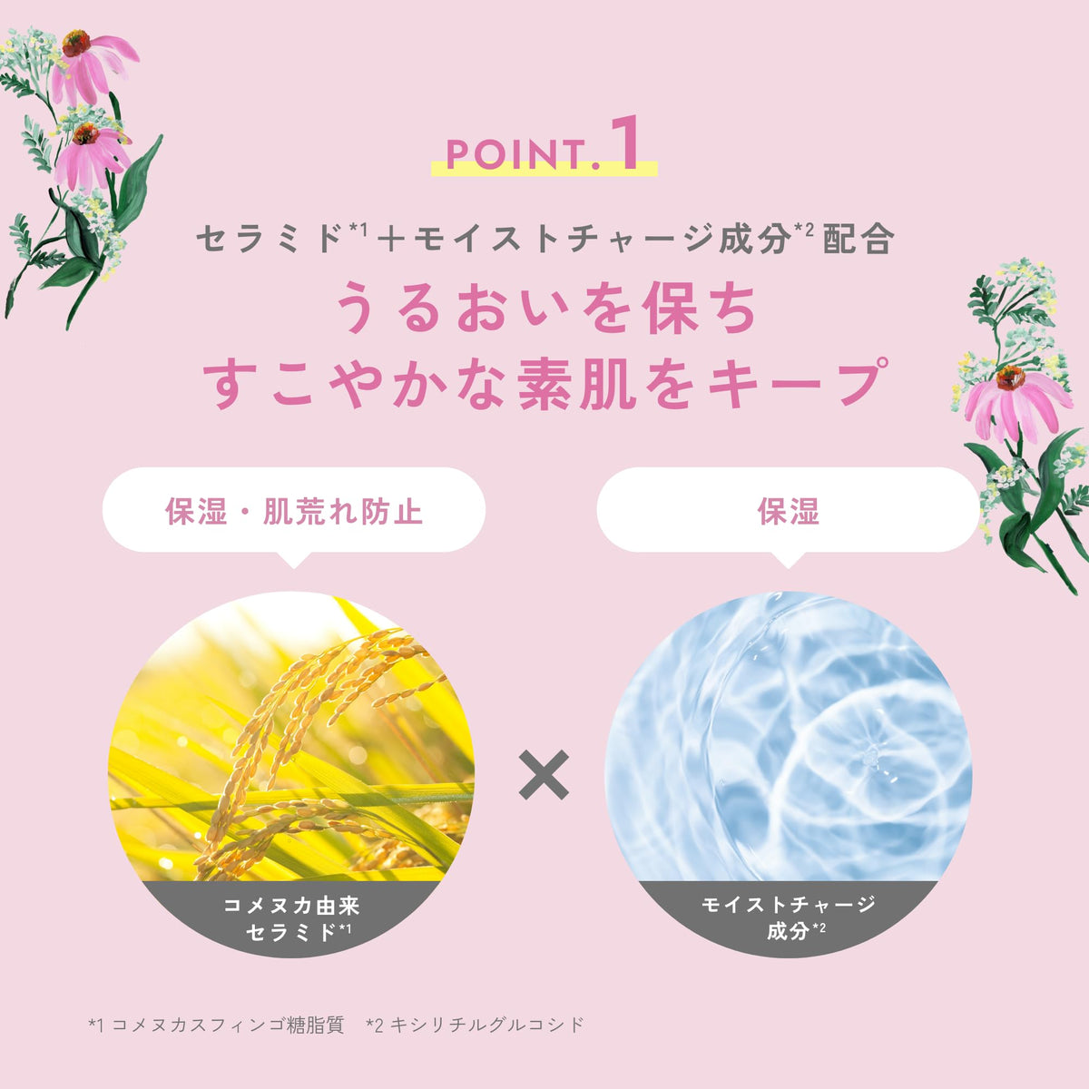chant a charm Moist Milk 120 ml, Plant Ceramide Moisturising Emulsion for Normal and Oily Skin with Herbal Floral Scent, Alcohol-Free and 100 Percent Natural Origin