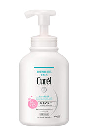 Curél Intensive Moisture Care Foaming Shampoo, Quasi-Drug, 480 mL Pump