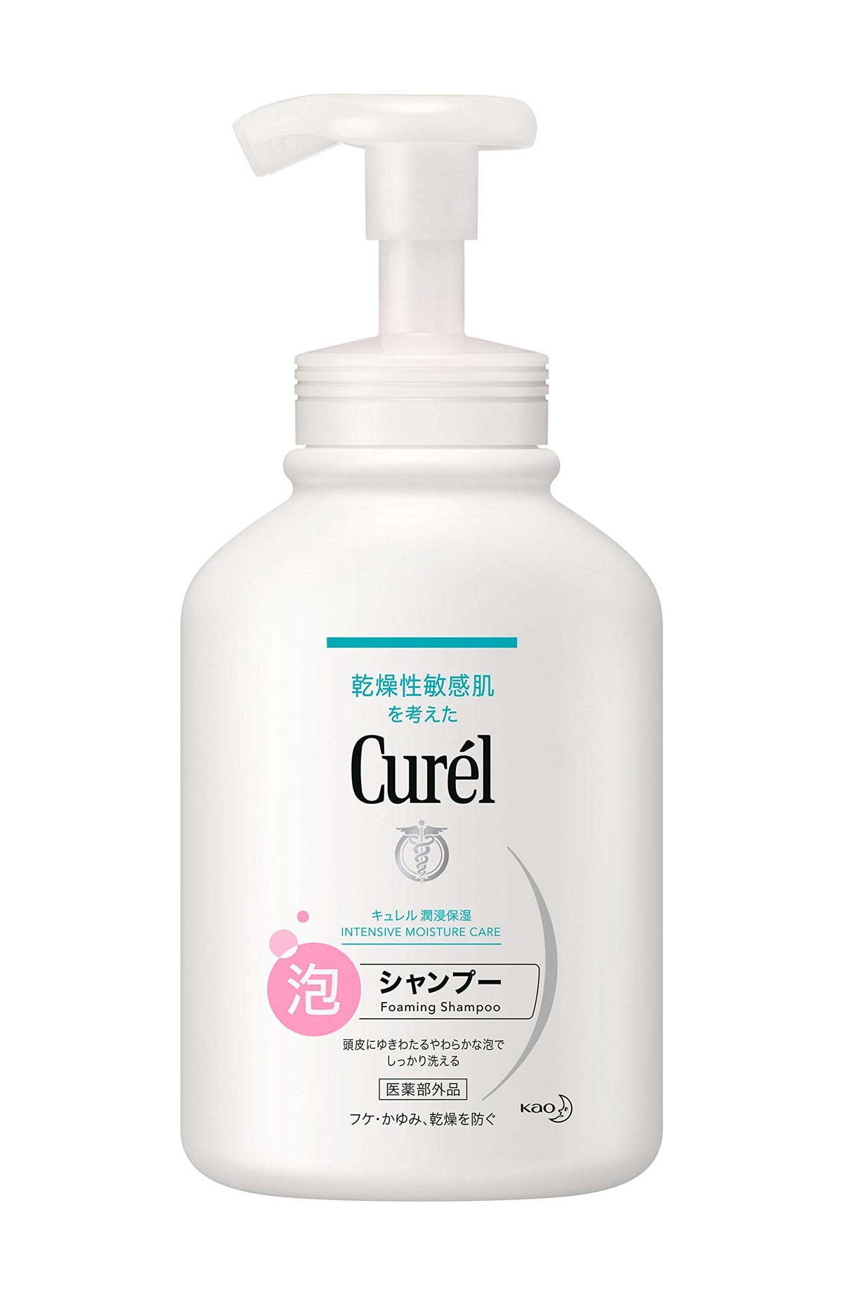 Curél Intensive Moisture Care Foaming Shampoo, Quasi-Drug, 480 mL Pump
