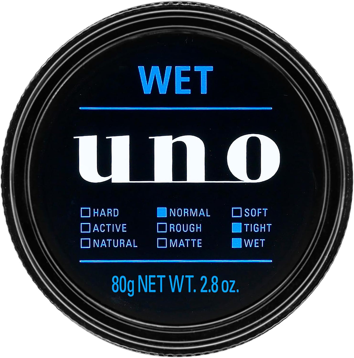 UNO Men's Hair Wax, 80g x 2 Set Plus Sample, Matte Effector, Hybrid Hard, Extreme Hard Or Wet Effector