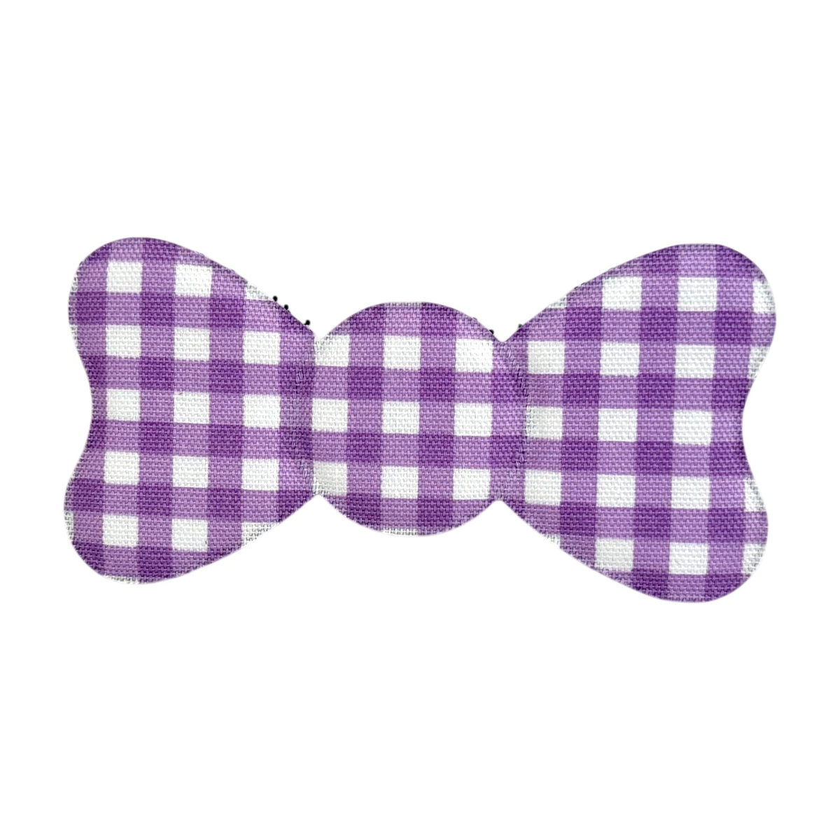 No-Crease Hair Clip for Bangs, Made in Japan, Dot, Check, Square Check and Stripe Ribbons and Flowers in Four Sizes