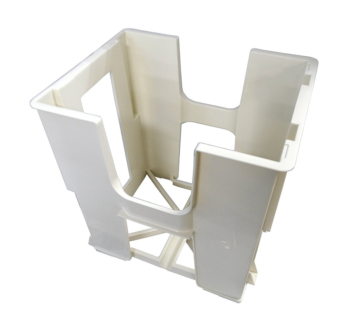 Tombo Newspaper Stocker, Polypropylene Rack for Newspapers and Magazines, 36.5 x 28.5 x 36.5 cm, Made in Japan, White