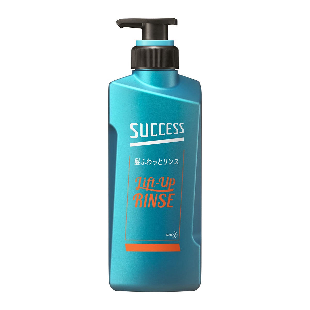 KAO Success Fluffy Hair Rinse For Men — Lifts Each Hair For Airy Volume, Pump 400ml And Refill 320ml