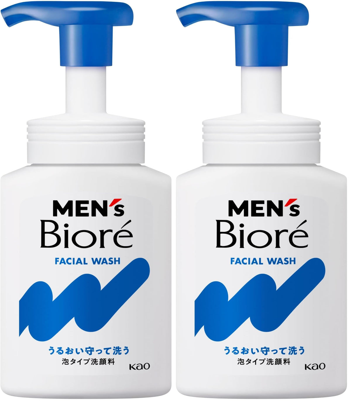Men's Bioré Foaming Face Wash — Pump-Foam Cleanser For Men, 150ml, Single Or Set Of 2