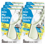 AGF Blendy My Bottle Stick Drink Powder, Refreshing Lemon Or Acerola With Vitamin C, 6 Boxes Of 6 Sticks
