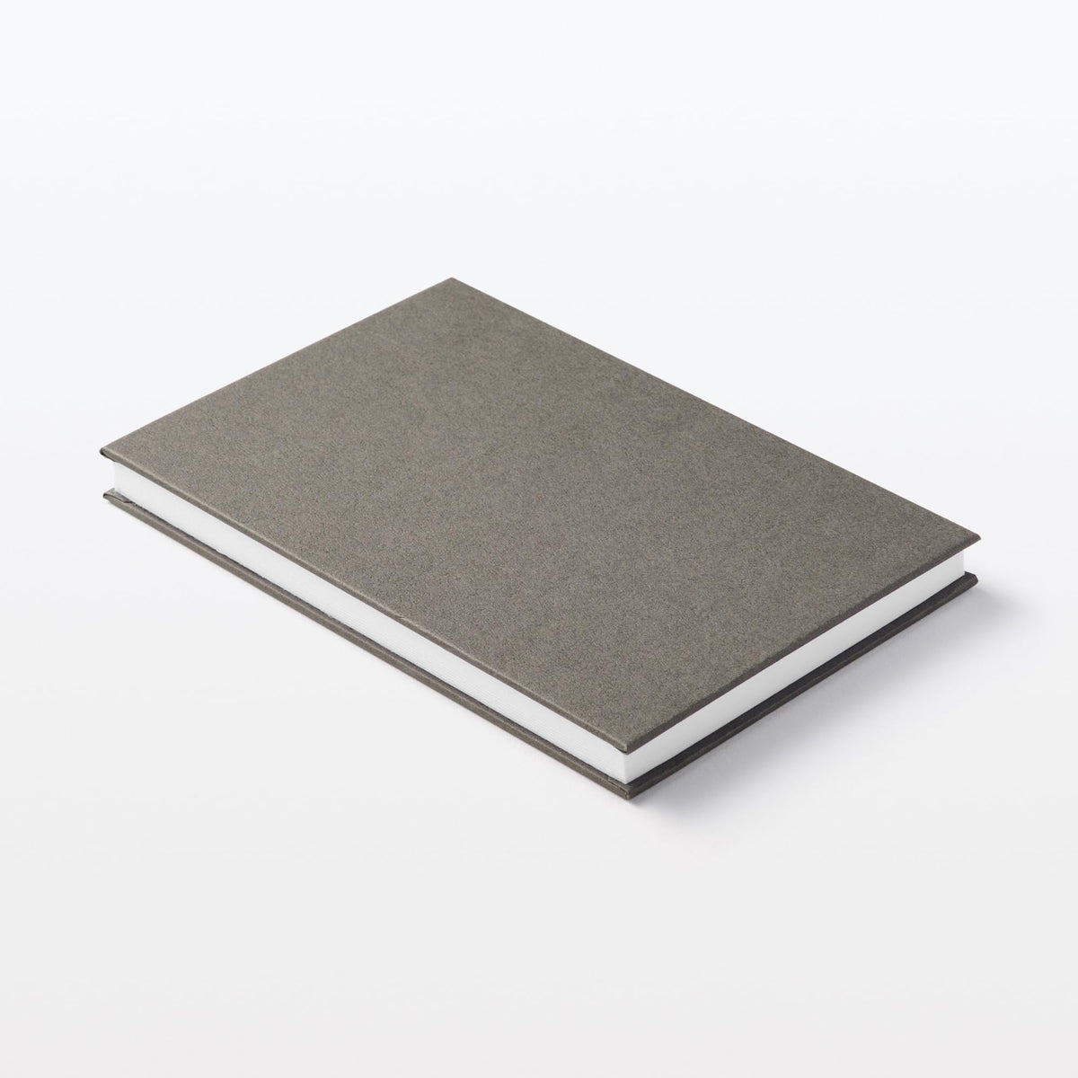MUJI Goshuin Stamp Book, 48-Page Accordion Fold with Dark Grey Paper Cover, About 120 x 180 mm, Made in Japan