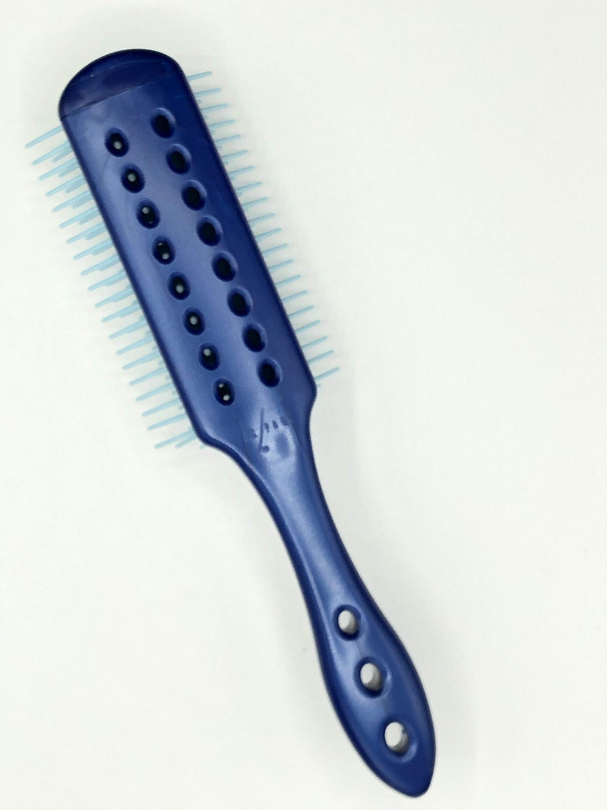 Y.S.PARK YS-T09 Pro Straight Air Styler No.9 Blow-Dry Brush, Blue, Air-Vent 9-Row Brush