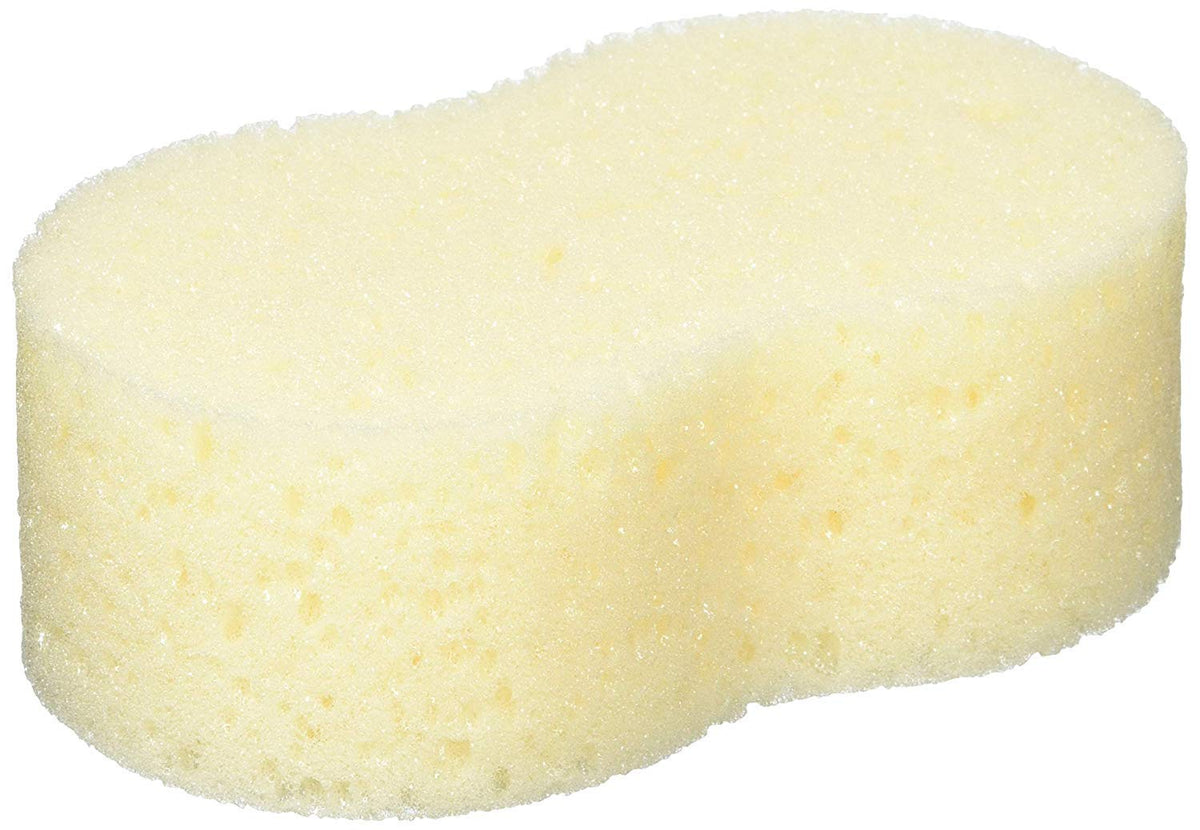 Ohe Baby Body Sponge Beige 14.8 x 8.6 x 5 cm, Soft Moist Polyurethane Foam Bath Sponge for Baby Skin, Made in Japan