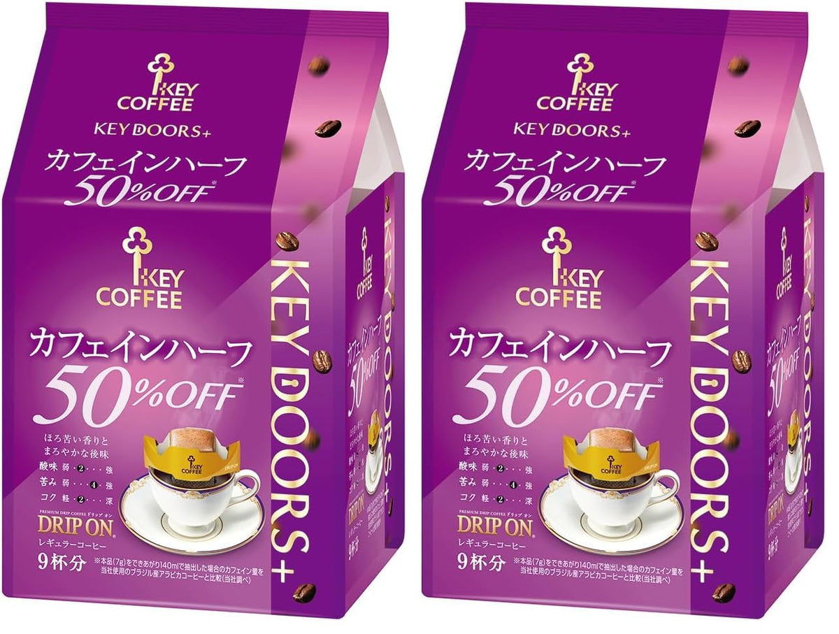 Key Coffee Drip On Coffee, Mocha, Caffeine Half, Decaffeinated Deep Rich, Special, Toarco Toraja Or Variety Pack Drip Bags
