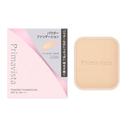 Primavista Bright Charge Powder Foundation Refill SPF16 PA+++ with Sponge, Seven Shades, Pore and Colour-Unevenness Cover Pressed Powder, Made in Japan