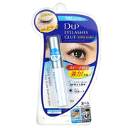 D-UP Eyelashes Glue Super Hard 502, 5 mL Clear Brush-On False Eyelash Adhesive, Waterproof Strong Hold, Made in Japan