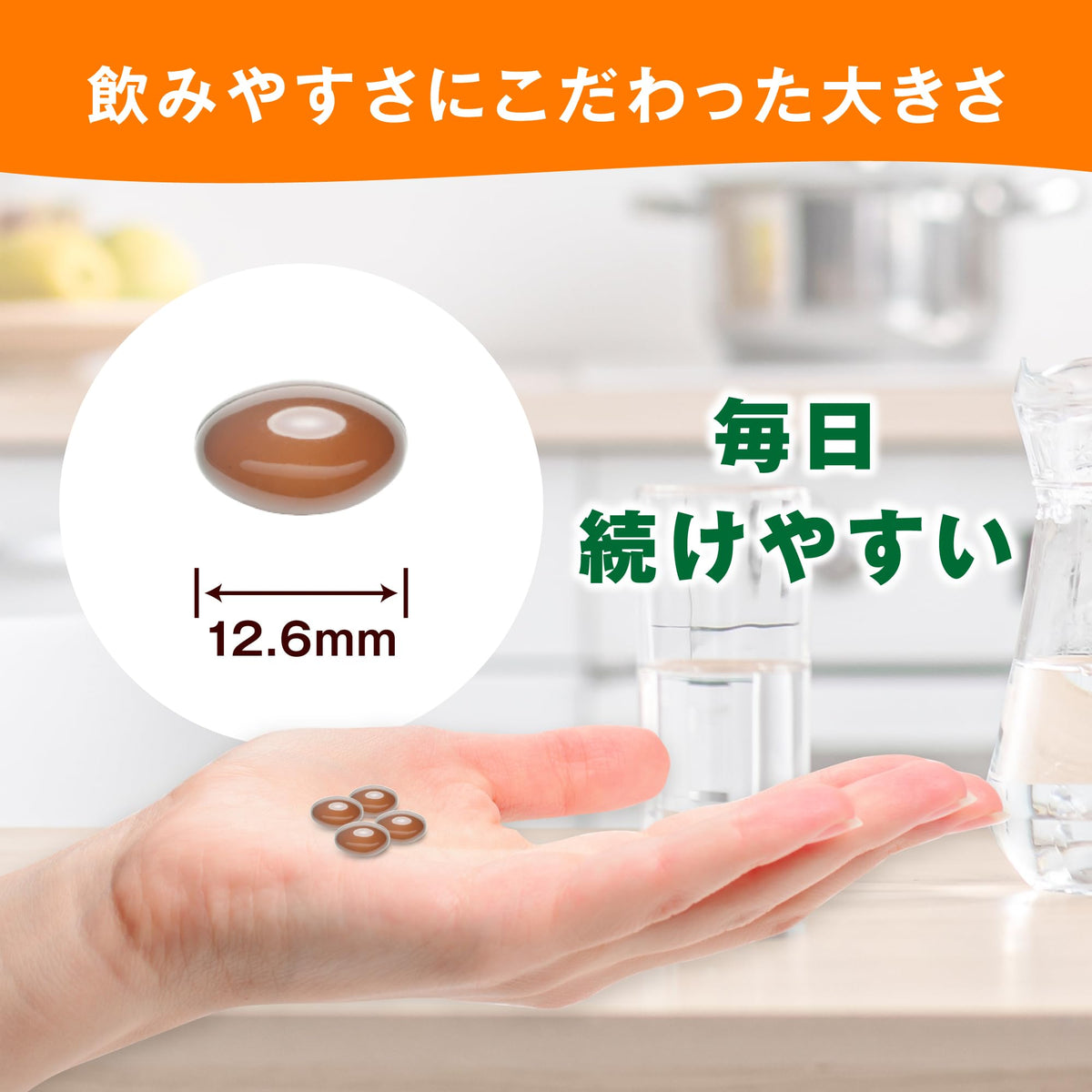 DHA 500 mg with Ginkgo Leaf Soft Capsules, 240 Capsules for 60 Days, Made in Japan