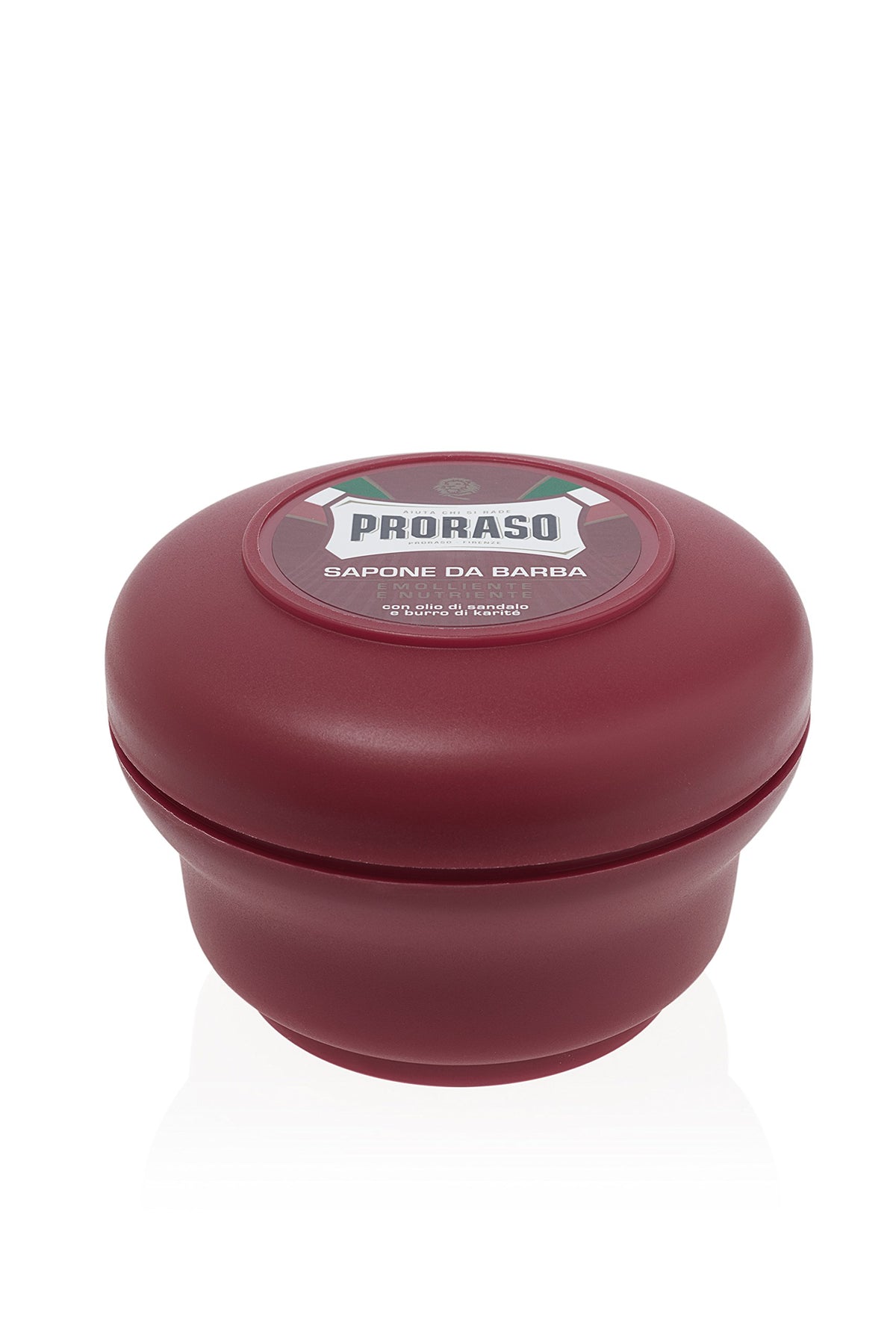 Proraso Shaving Soap in a Bowl, Nourishing Sandalwood Oil and Shea Butter Formula for Thick Beards, Italian-Made, 150 mL