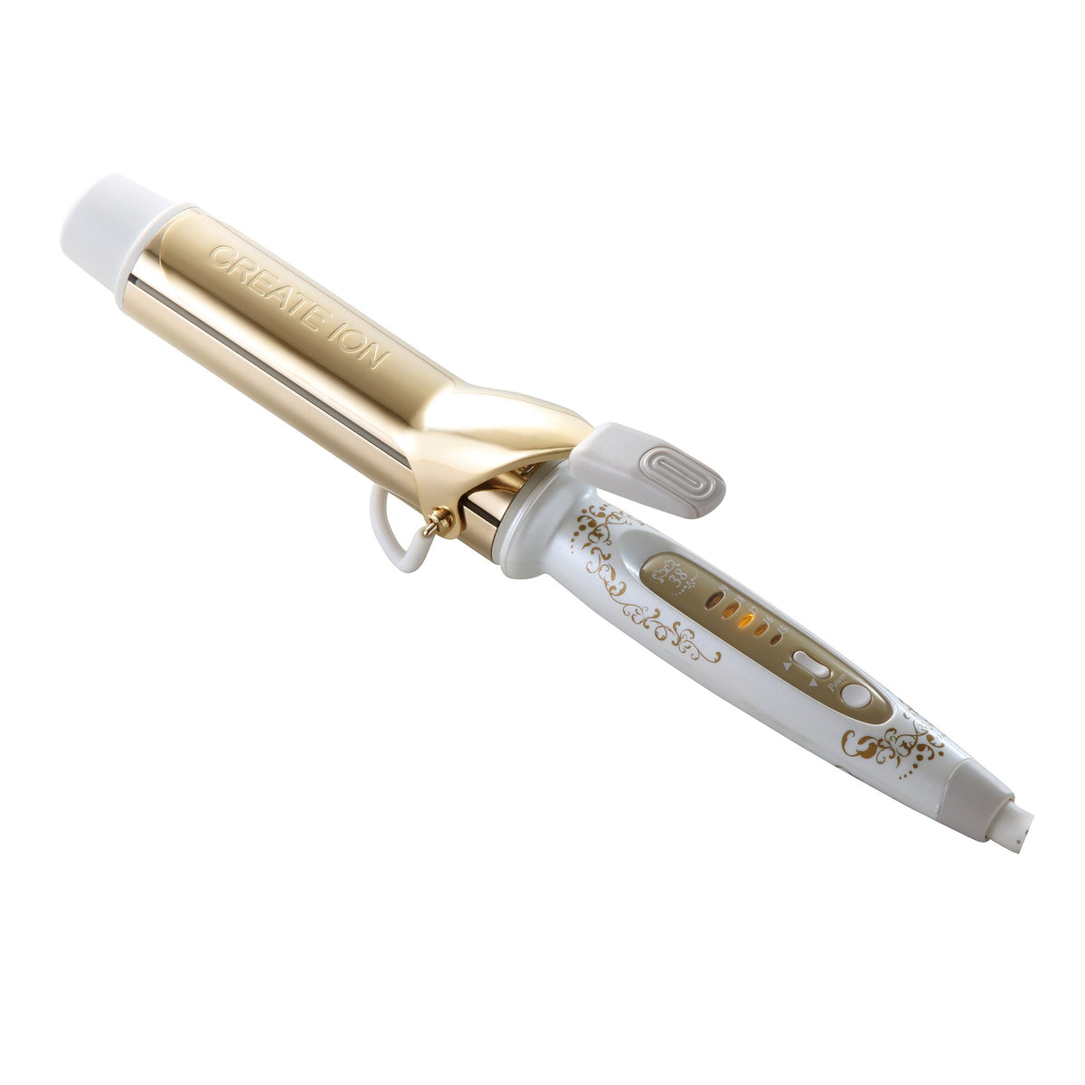 Create Ion Grace Curl Hair Curling Iron, Gold Barrel, Dual Voltage 100-240V, 26 mm, 32 mm or 38 mm