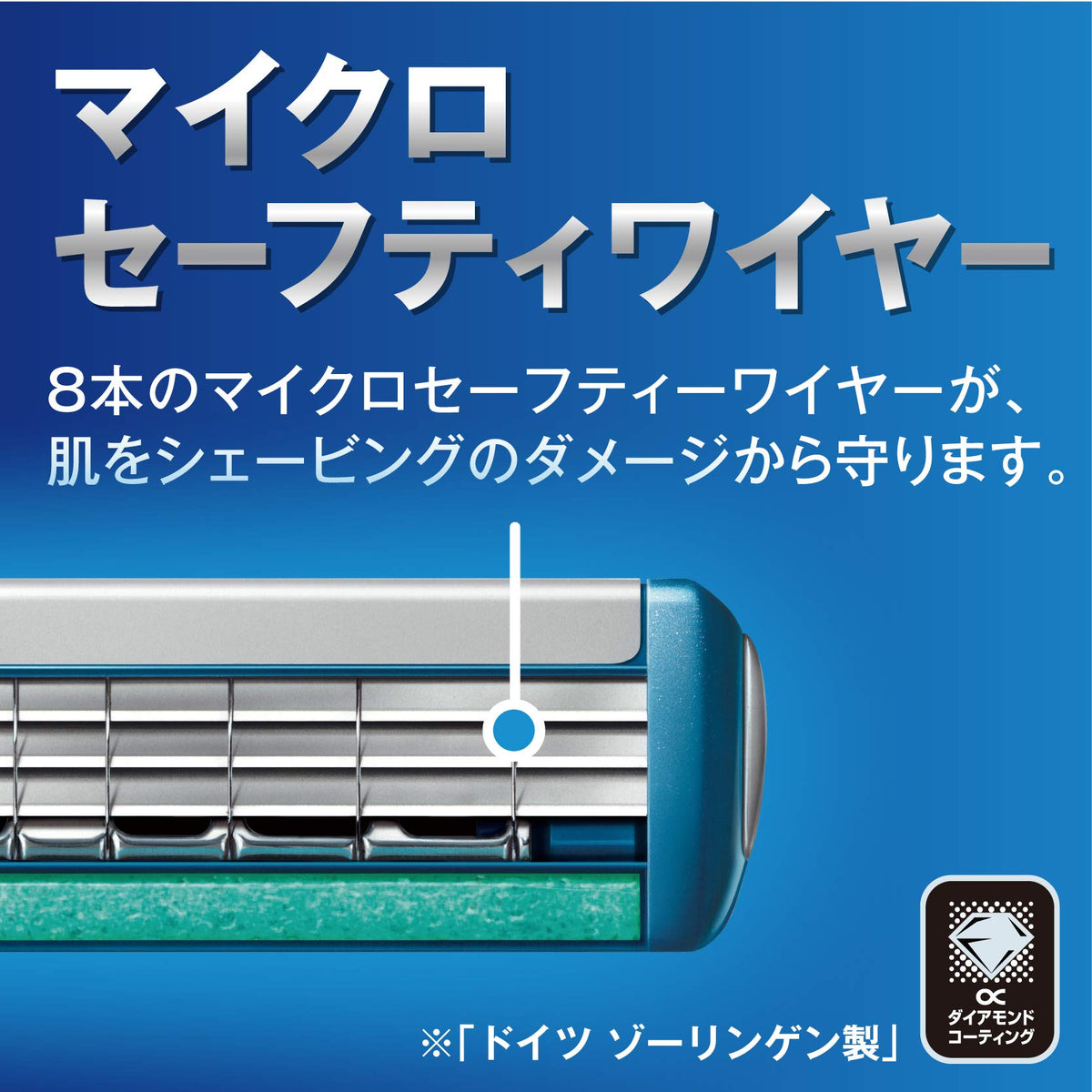 Schick Protector 3 Razor with 3-Blade Cartridge and Spare, Micro Safety Wire Razor with Aloe and Vitamin E Aqua Glide and Water-Through Structure