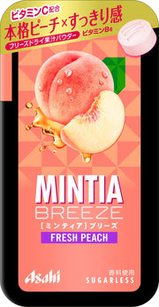 Mintia Breeze Fresh Peach Sugarless Tablets, 30 Tablets x 8 Cases