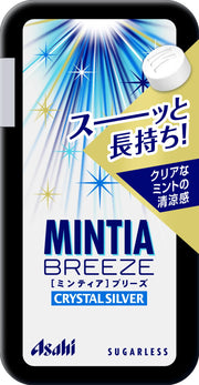 Mintia Breeze Crystal Silver Sugarless Tablets, 30 Tablets x 8 Cases