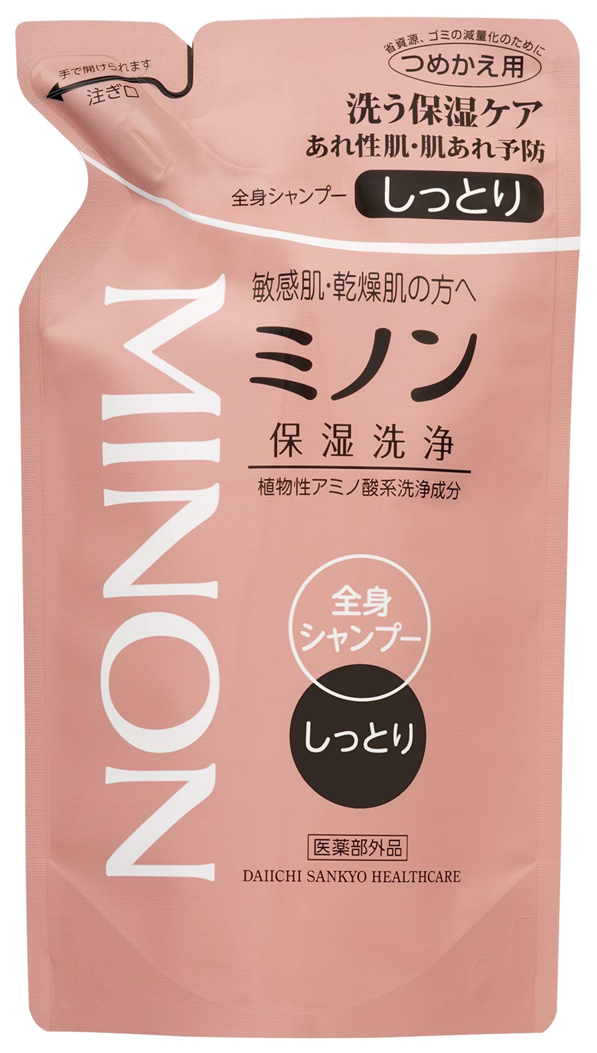 MINON Whole Body Shampoo Moist Refill 380mL
