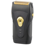 OHM Compact Electric Shaver HB-SB31N-K, USB-Rechargeable 3-Blade Portable Shaver with Washable Titanium-Coated Blades and Soft Case, Black