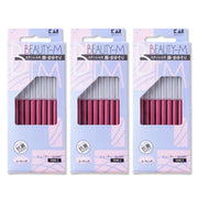 KAI Beauty M Face and Brow Razors, Guardless Single-Blade L-Shaped Disposable Razors with Antibacterial Caps, Box of 10, 20 or 30, Made in Japan