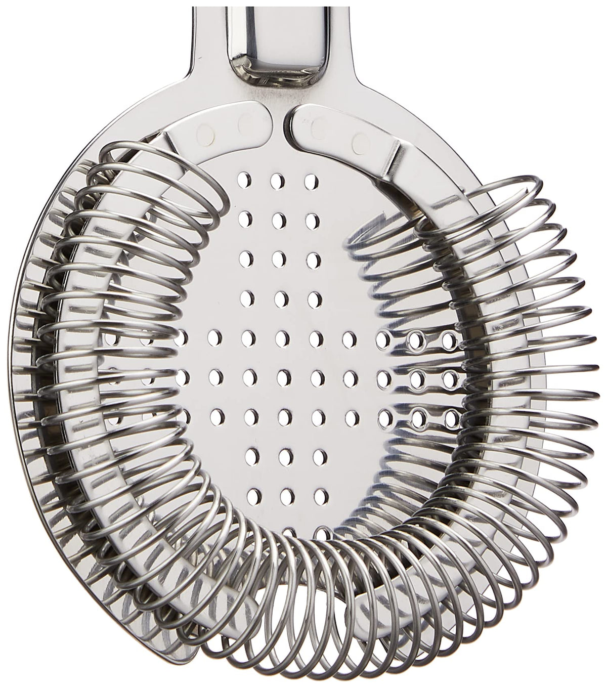 Yukiwa Baron Prongless Cocktail Strainer Q-03302025, Coil Strainer for Mixing Glass, Silver, 11.5 cm, Made in Japan