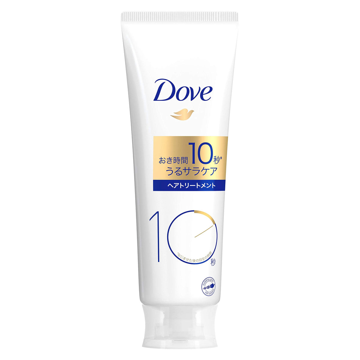 Dove Rich Milk Hair Treatment, 10-Second Rinse-Out Moisture Treatment for Smooth, Soft Hair, Floral and Fresh Fruit Scent, 180 g, 1 or 2 Tubes