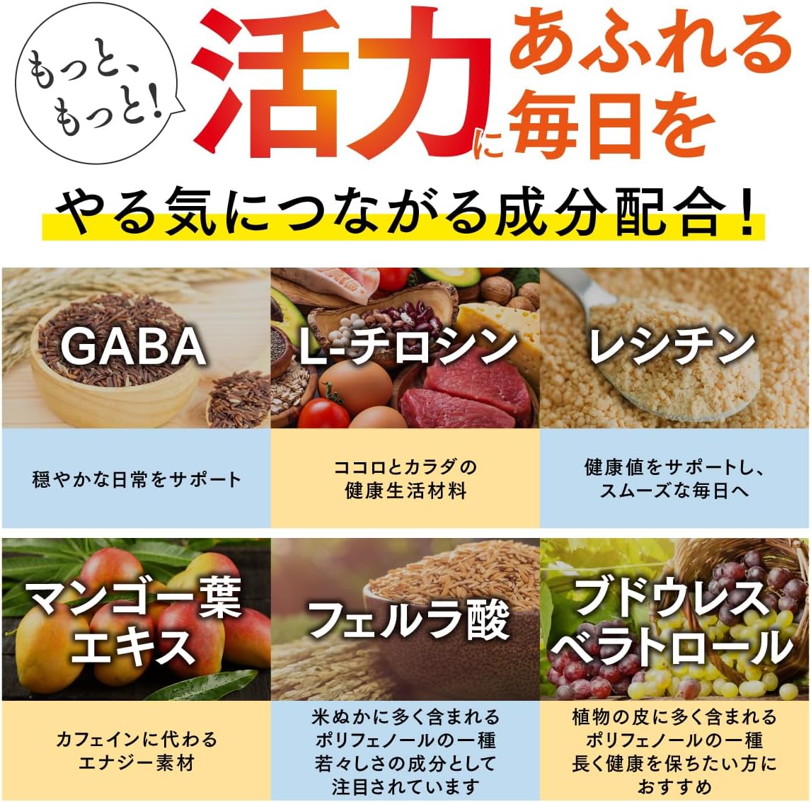 Perfect Clear EX Premium Phosphatidyl Serine PS Ginkgo Biloba Leaf Mucuna Bean Supplement GABA DHA Tyrosine Lecithin Capsules (90 Capsules for 30 Days), Made in Japan