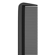 Avenoir Cutting Comb, Black Anti-Static Heat-Resistant Plastic Tail Comb with Fine Teeth for Sectioning Hair, 24 cm, Men and Women