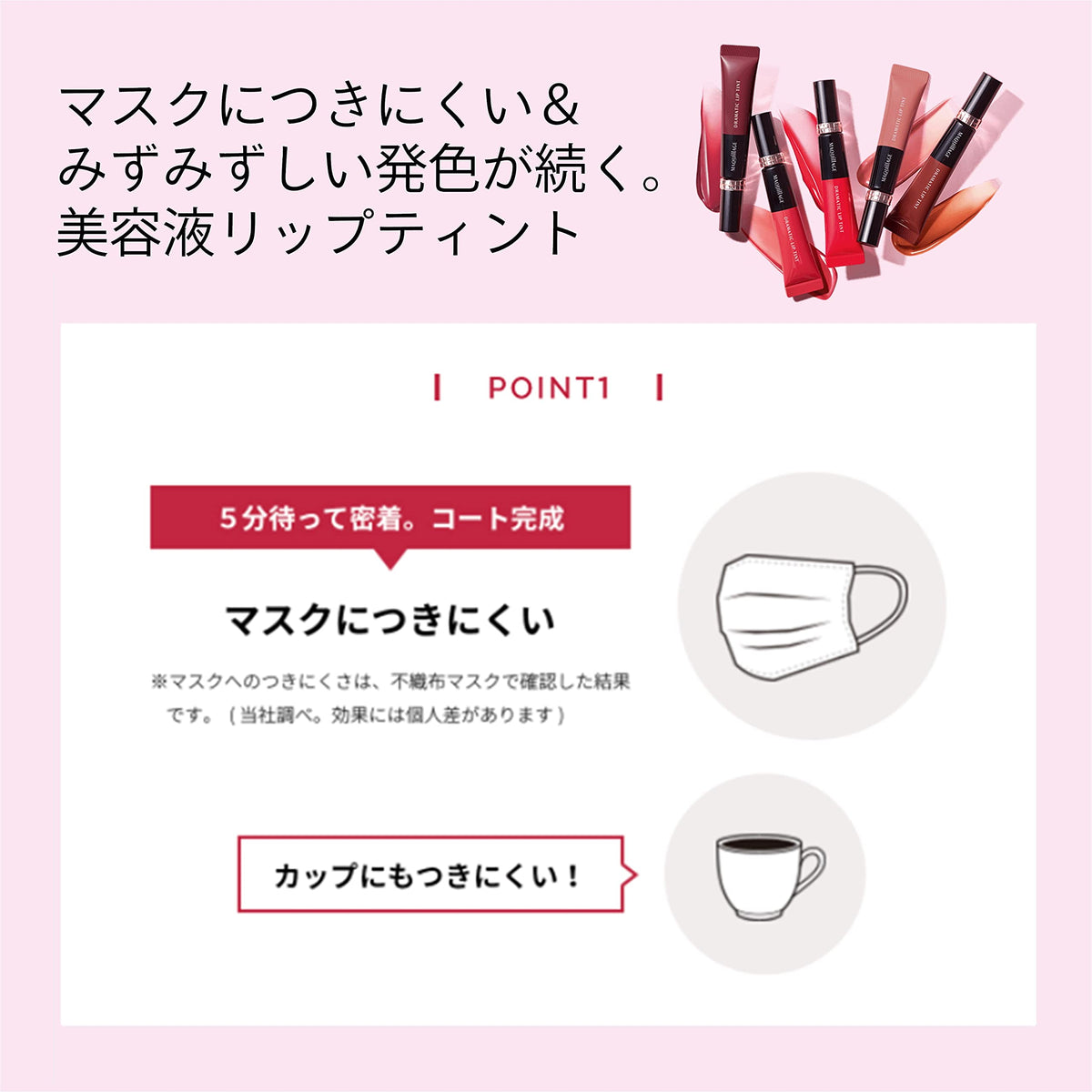 Serum Lip Tint That Resists Mask And Cup Transfer, 5 Sheer Jam Shades, 9g