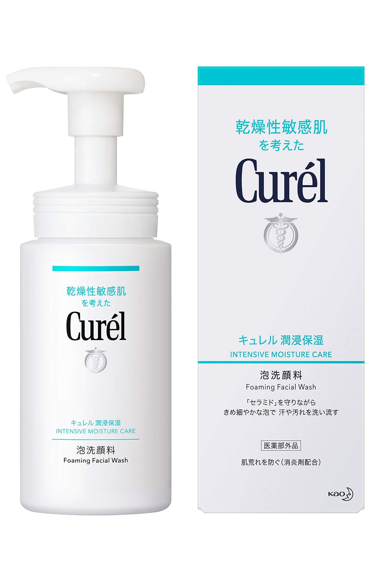 Curél Intensive Moisture Care Foaming Facial Wash 150mL / 130mL Refill