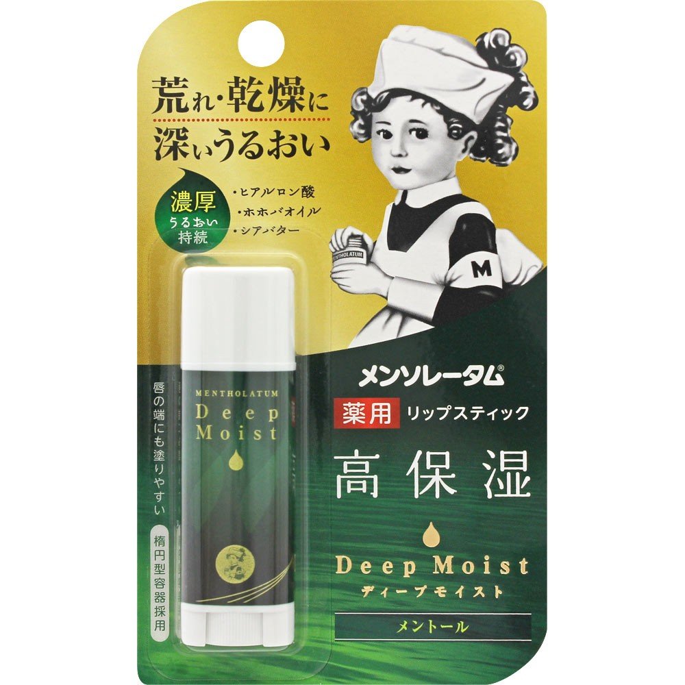 MENTHOLATUM Deep Moist Lip Stick Menthol — Medicated Lip Balm 4.5g