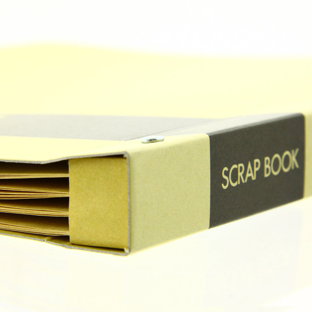 LION Scrapbook A4S No.550 and B5S CS-540, Recycled Kraft Board Cover with 28 Kraft Mount Sheets (56 Pages), 235 x 303 x 25 mm and 262 x 206 x 25 mm, 1 or 2 Books