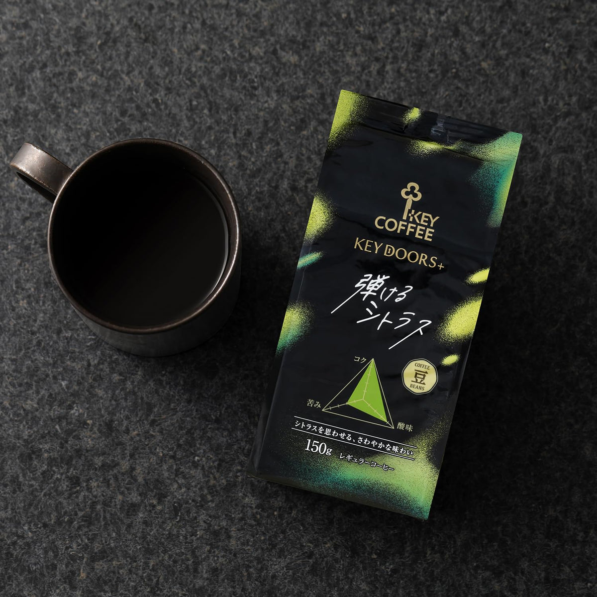Key Coffee KEY DOORS+ Roasted Coffee Beans 150 g, Special Blend, Popping Citrus Or Brimming Floral